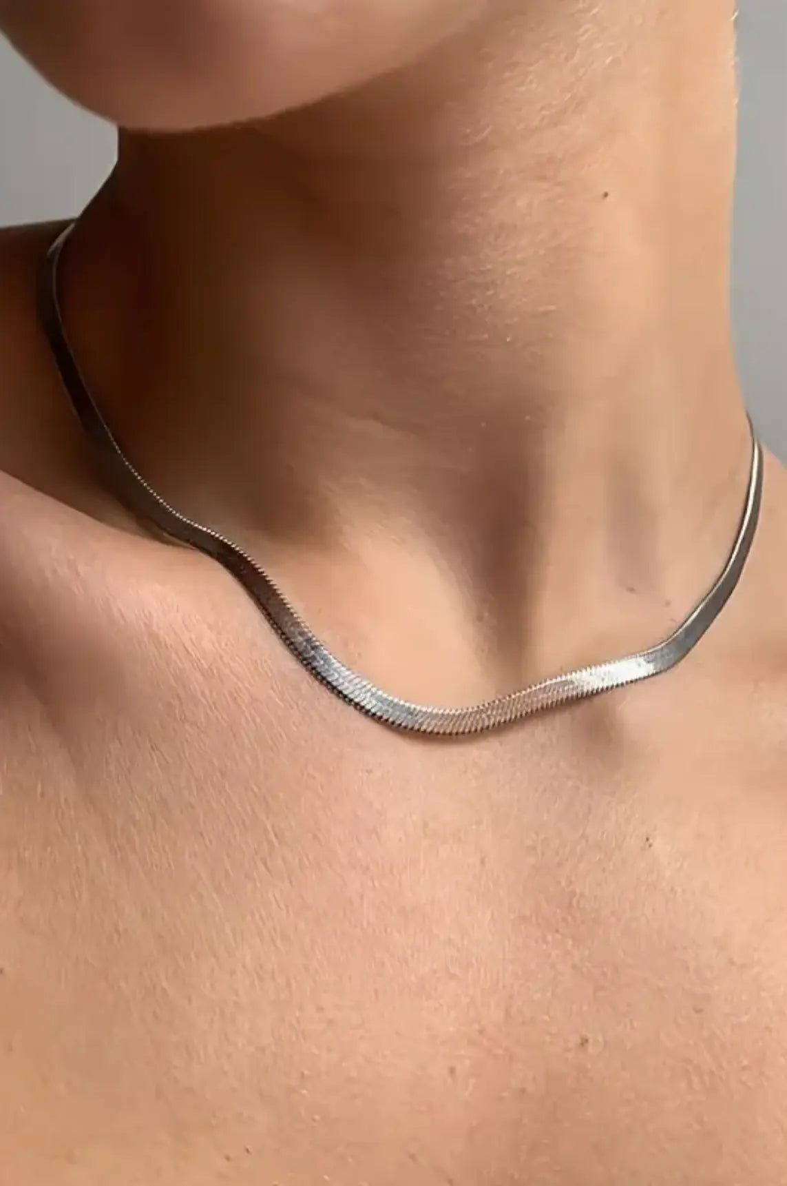 3MM Herringbone Necklace