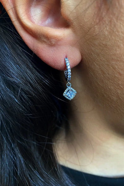 Diamond Drop Earrings - La Lueure